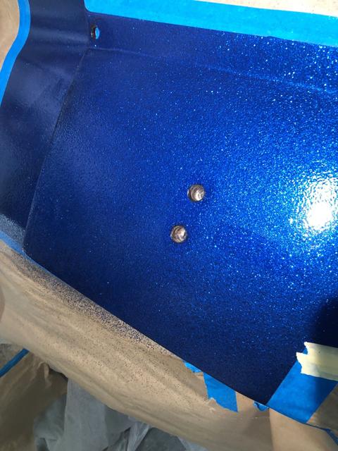Calibre Marine gallery photo 8: Blue metal-flake — fresh gel coat