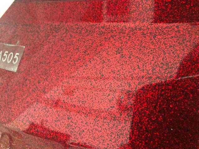 Calibre Marine gallery photo 9: Red metal-flake finish, up close