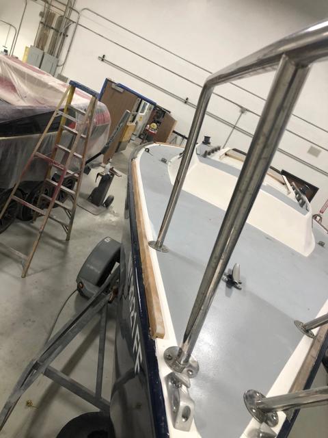 Calibre Marine gallery photo 22: On deck — rail and fitting work